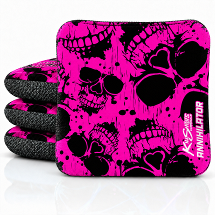 KSNS-ANNI-SKPK Skulls Pink hero — four bags