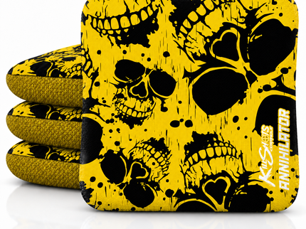 KSNS-ANNI-SKYW Skulls Yellow hero — four bags