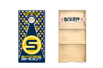 Killshots Cornhole "Shooters Shoot Pattern" Pro-Style Cornhole Boards