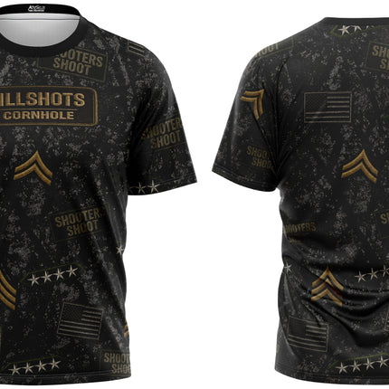 Killshots Cornhole Sublimated Premium Sports Jersey - "Military"