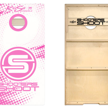 Killshots Cornhole | ACL Comp | Cornhole Boards | Polka Dot Swirl