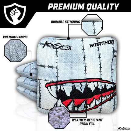 Killshots Cornhole | Warthog Series | Premium Cornhole Bags | Limited Edition