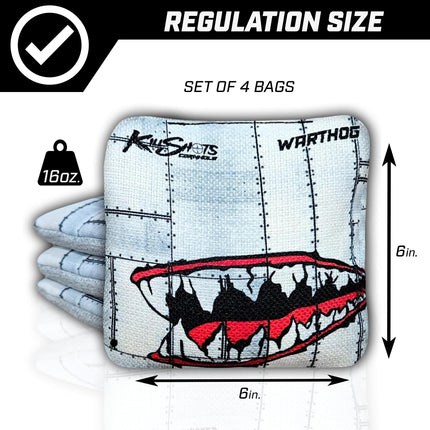 Killshots Cornhole | Warthog Series | Premium Cornhole Bags | Limited Edition