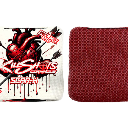 Killshots Cornhole | Scar-H Series | Limited Designs | 2025 ACL Pro Cornhole Bags