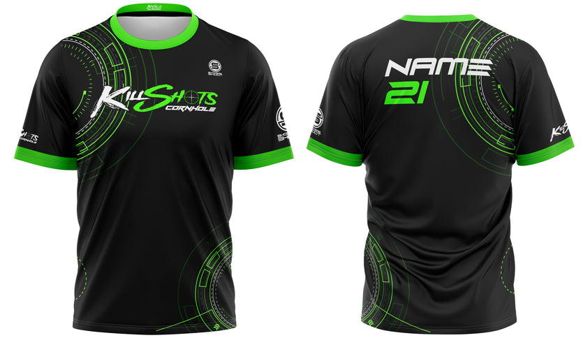 Killshots Cornhole Sublimated Premium Sports Jersey - "Retical"