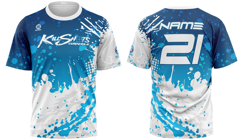 Killshots Cornhole Sublimated Premium Sports Jersey - "Splash"