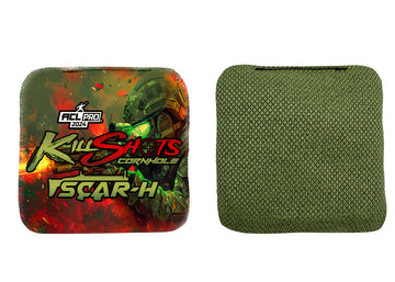 Killshots Cornhole | Scar-H Series | Limited Designs | 2024 ACL Pro Cornhole Bags