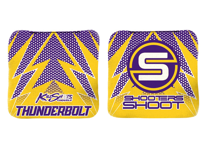 Killshots Cornhole | Thunderbolt Series | Premium Cornhole Bags | Limited Edition