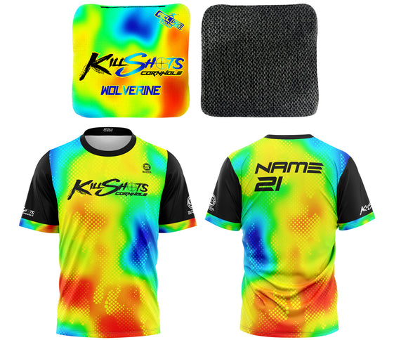 Killshots Cornhole | Limited 'Thermal' Edition Bundle | 2026 ACL Certified Cornhole Bags & Premium Jersey
