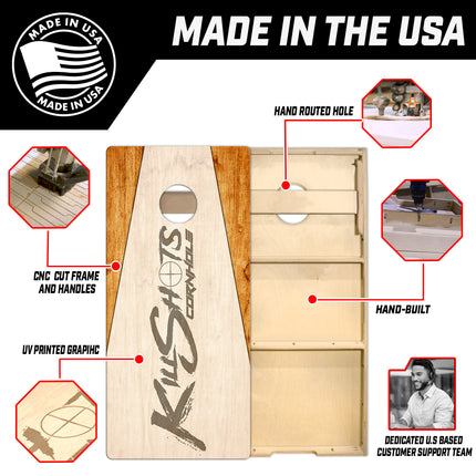Killshots Cornhole | Select Series | Cornhole Boards | USA Eagle