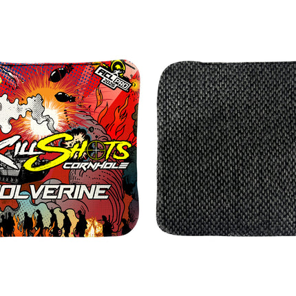 Killshots Cornhole | Wolverine Series | 2026 ACL PRO | Cornhole Bags | Limited Edition Designs