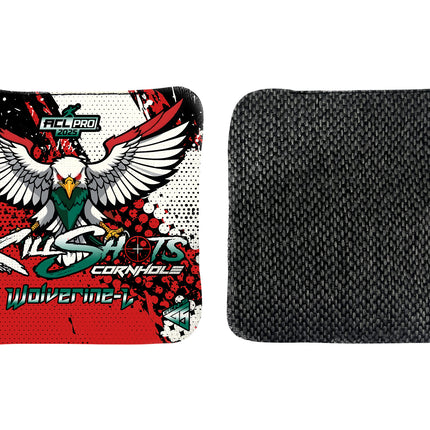 Killshots Cornhole | Wolverine-L Series | Limited Designs | 2025 ACL Pro Cornhole Bags