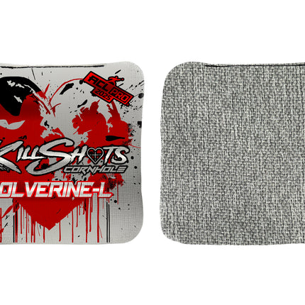 Killshots Cornhole | Wolverine-L Series | Limited Designs | 2025 ACL Pro Cornhole Bags