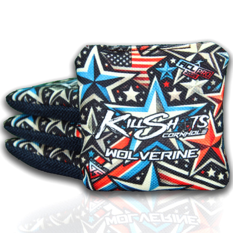 Killshots Cornhole | Wolverine Series | Limited Designs | 2025 ACL Pro Cornhole Bags