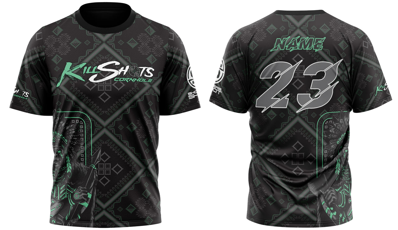 Killshots Cornhole Sublimated Premium Sports Jersey - "Native"