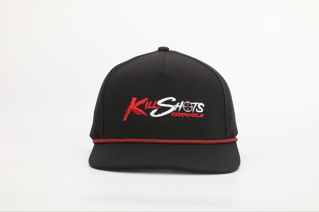 Killshots Cornhole 5 Panel Snap-Back Rope Logo Hat