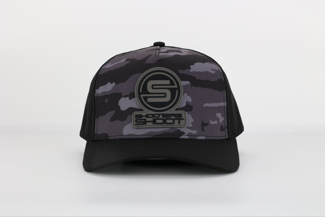 Killshots Cornhole 5 Panel Round-Bill Snap-Back "Assault" Hat - Camo