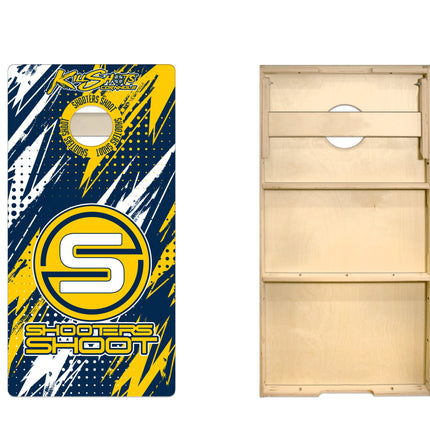 Killshots Cornhole "Grunge" Pro-Style Cornhole Boards