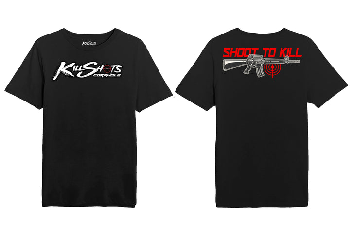 Killshots Cornhole "Shoot 2 Kill" Cotton Tee