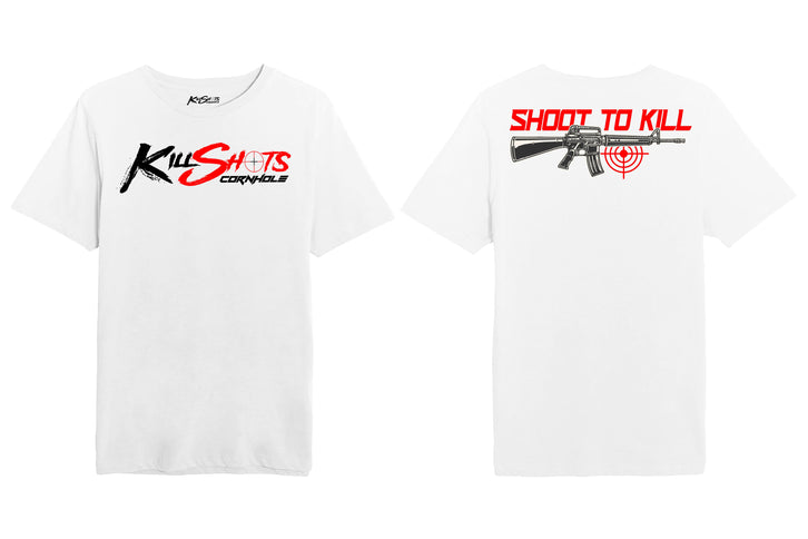 Killshots Cornhole "Shoot 2 Kill" Cotton Tee